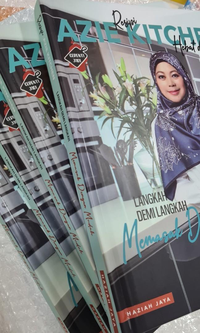 Signed Buku Resepi Azie Kitchen Hebat Di Dapur Recipe Book Books Stationery Books On Carousell
