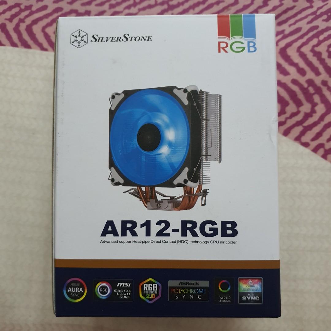 から厳選した SilverStone CPUクーラー RGBファン SST-AR12-RGB