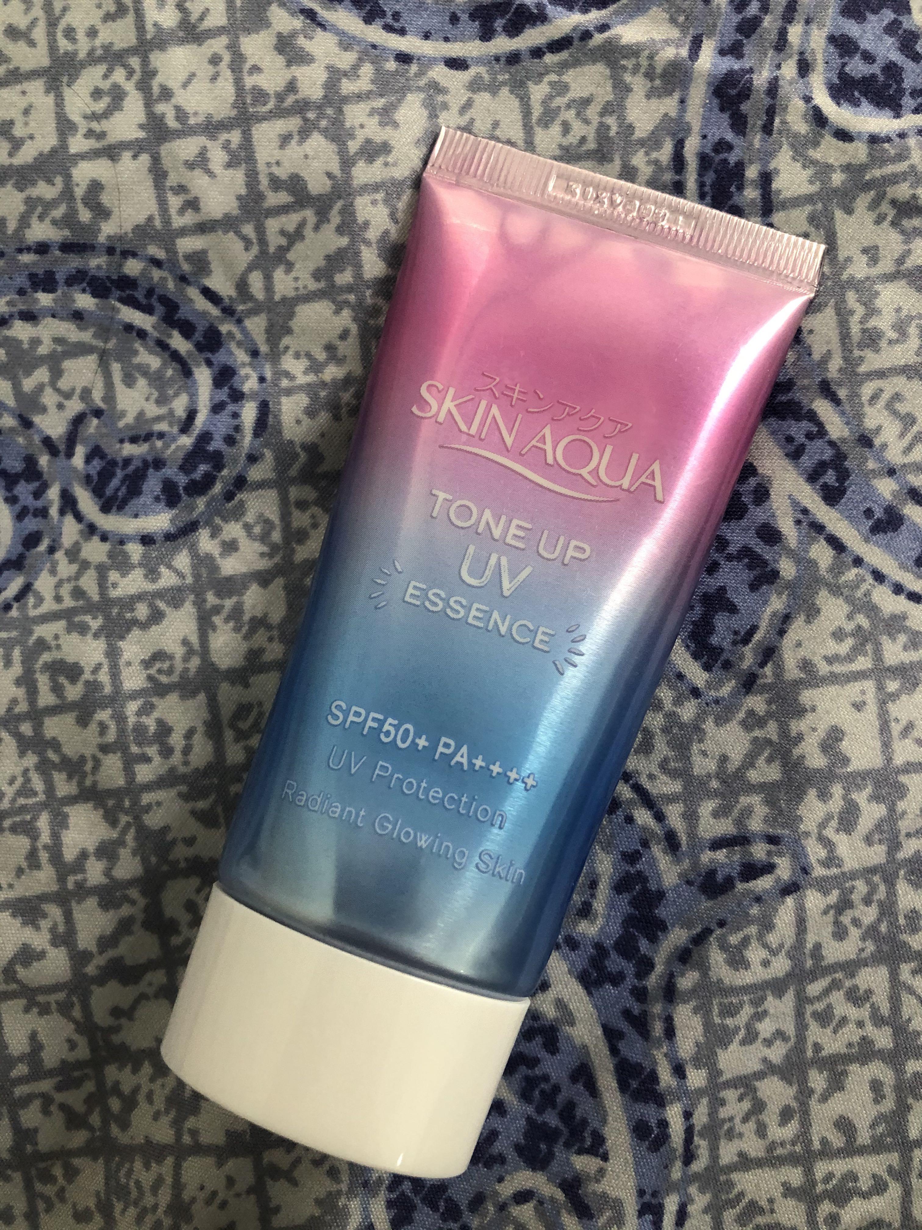 Skin Aqua Tone Up Sunscreen Kesehatan Kecantikan Kulit Sabun Tubuh Di Carousell