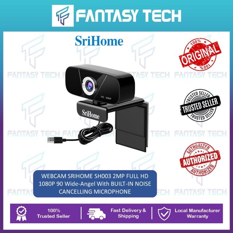 Srihome SH003 Webcam 1080P Full HD Plug Play Build in Microphone Webcam For PC Webcam For laptop