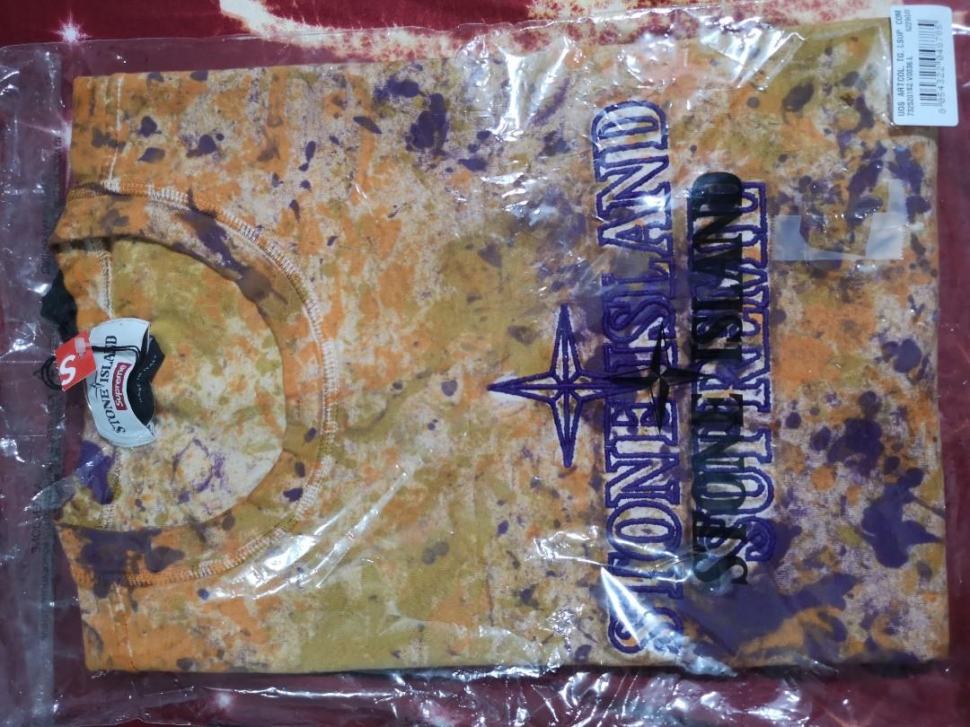 Stone island X supreme tee, Men's 