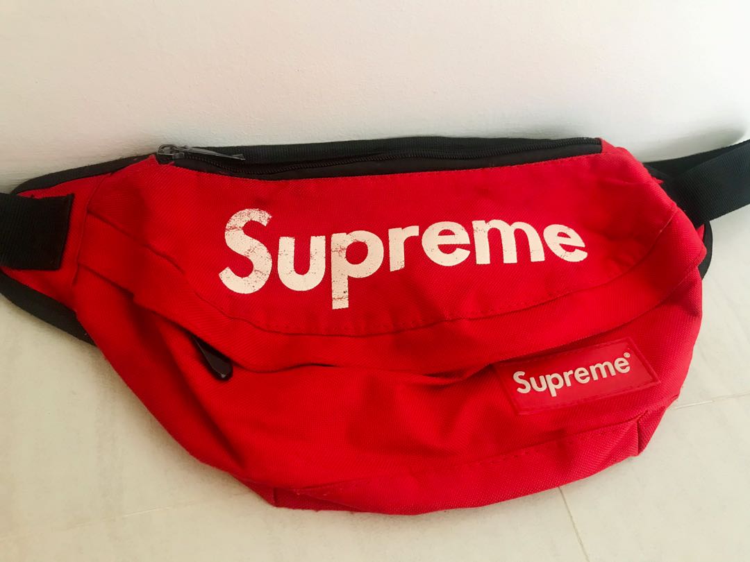 supreme belt red
