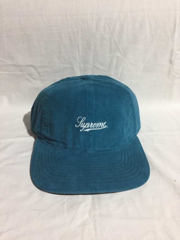 Supreme cursive hat clearance