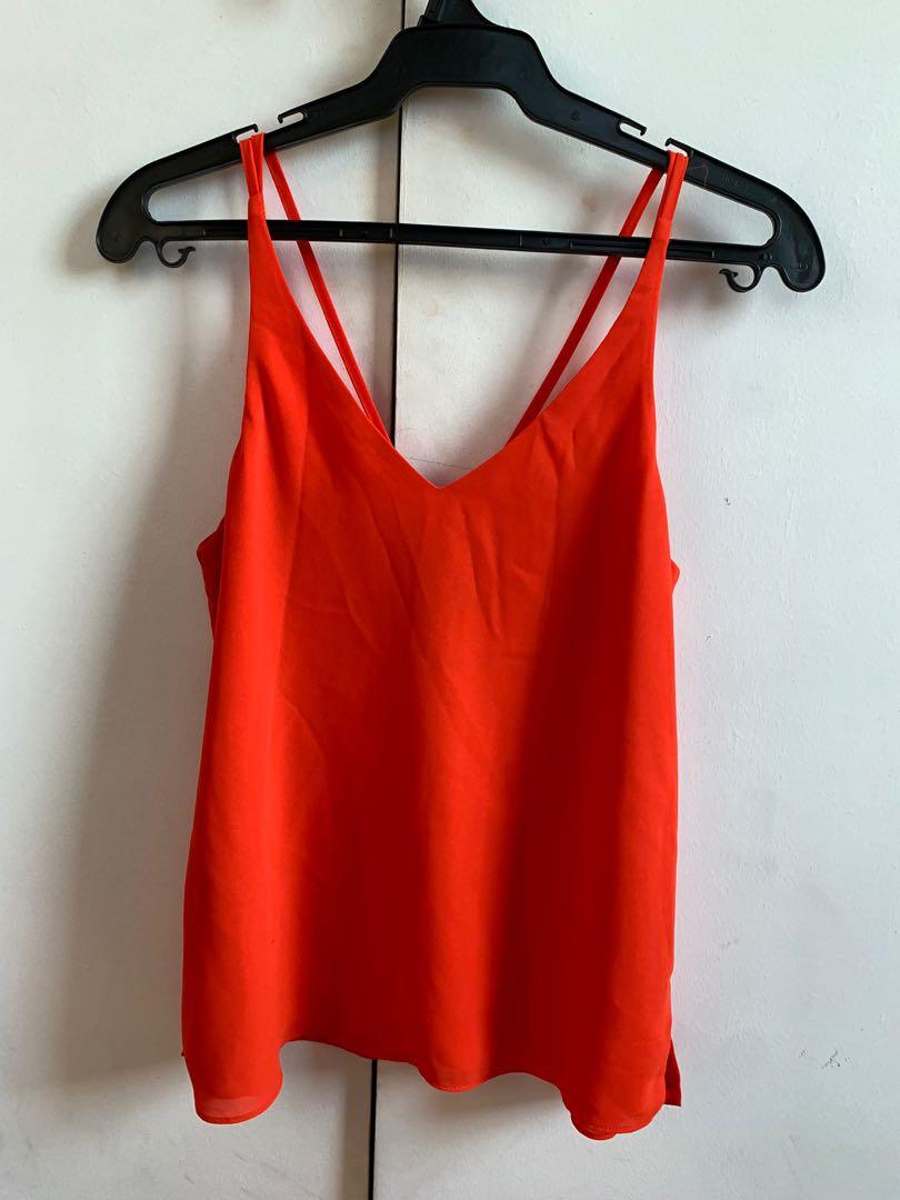 topshop spaghetti strap top