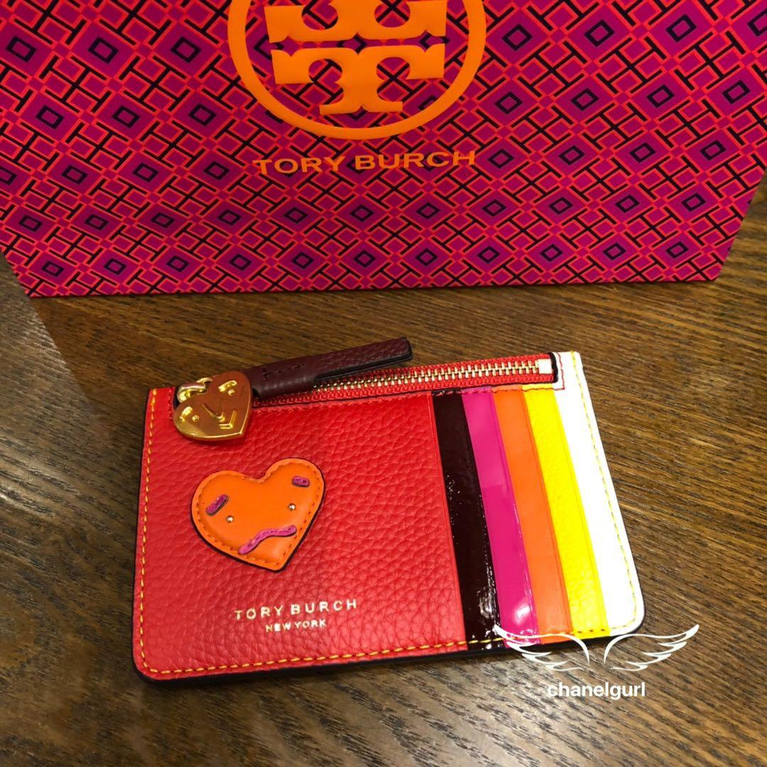 Tory Burch Perry Patchwork Hearts Card Case, Women's Fashion, Bags &  Wallets, Purses & Pouches on Carousell