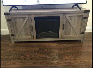 Tv Stand & electric fireplace