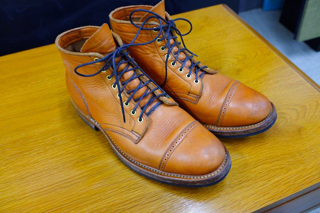 價誠可議viberg service boots tan, 男裝, 鞋, 西裝鞋- Carousell