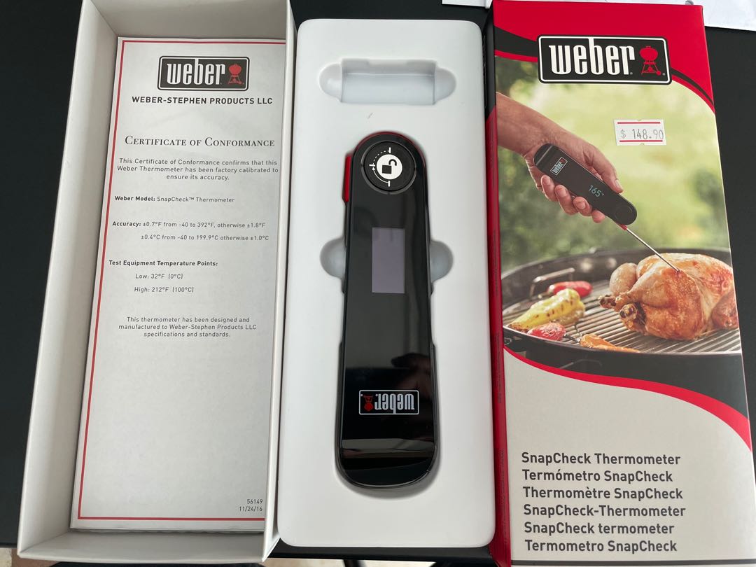 Weber SnapCheck Thermometer, TV & Home Kitchen Appliances, BBQ, Grills & Hotpots on Carousell