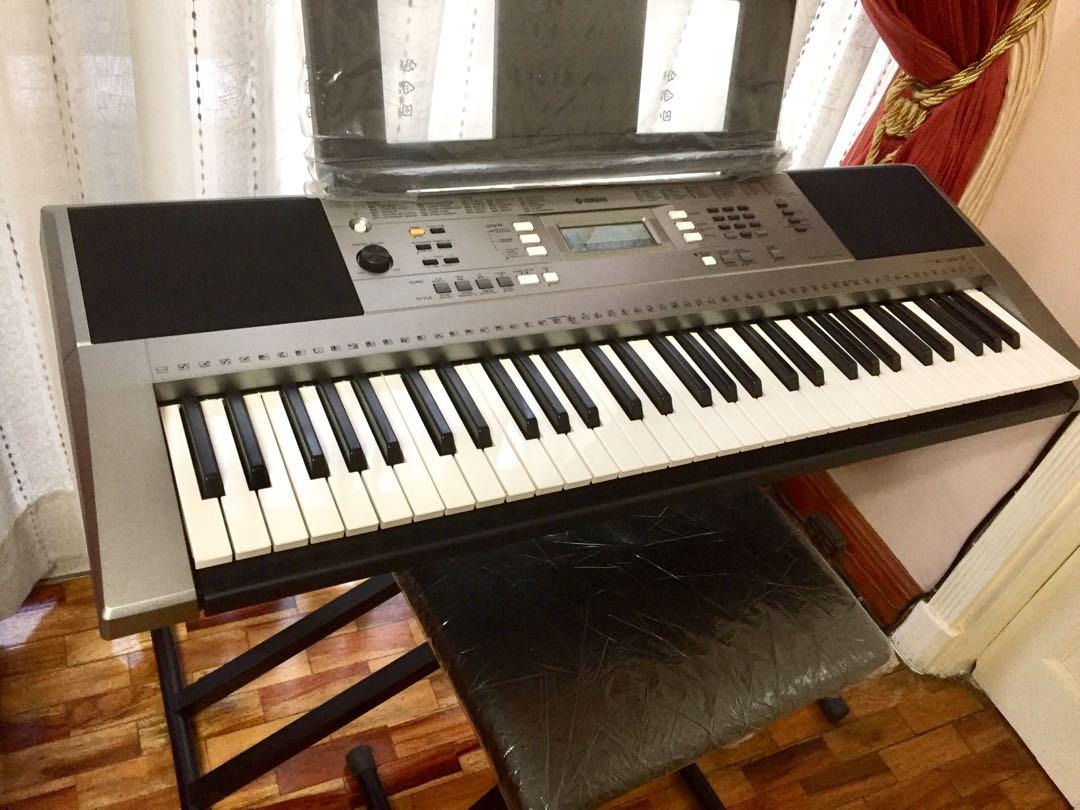 Yamaha Keyboard PSR E353 with Stand, Chair and Sustain Pedal still in