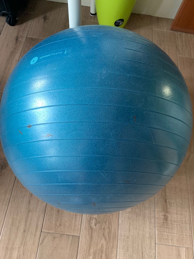 Yoga Ball Decathlon Sports Equipment Exercise Fitness Toning Stretching Accessories on Carousell