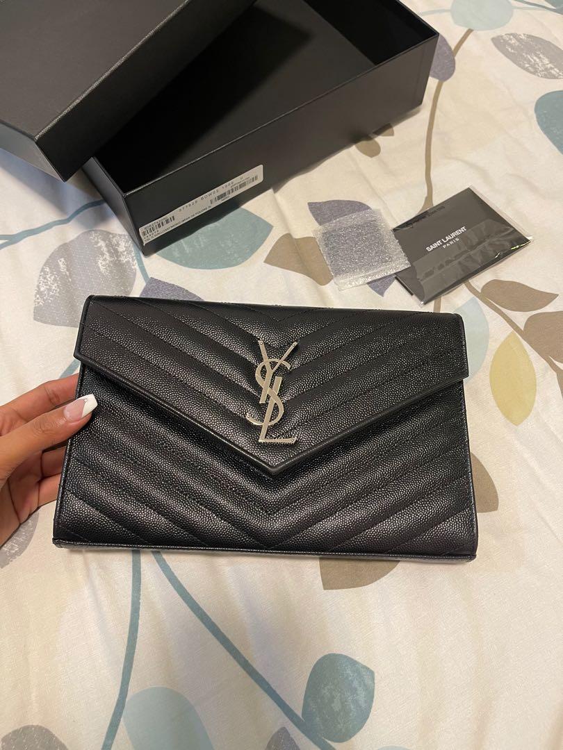Authentic YSL Wallet on Chain, Luxury, Bags & Wallets on Carousell