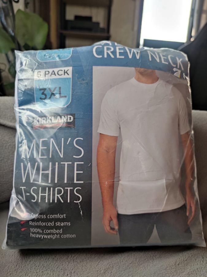 kirkland plain white t shirts