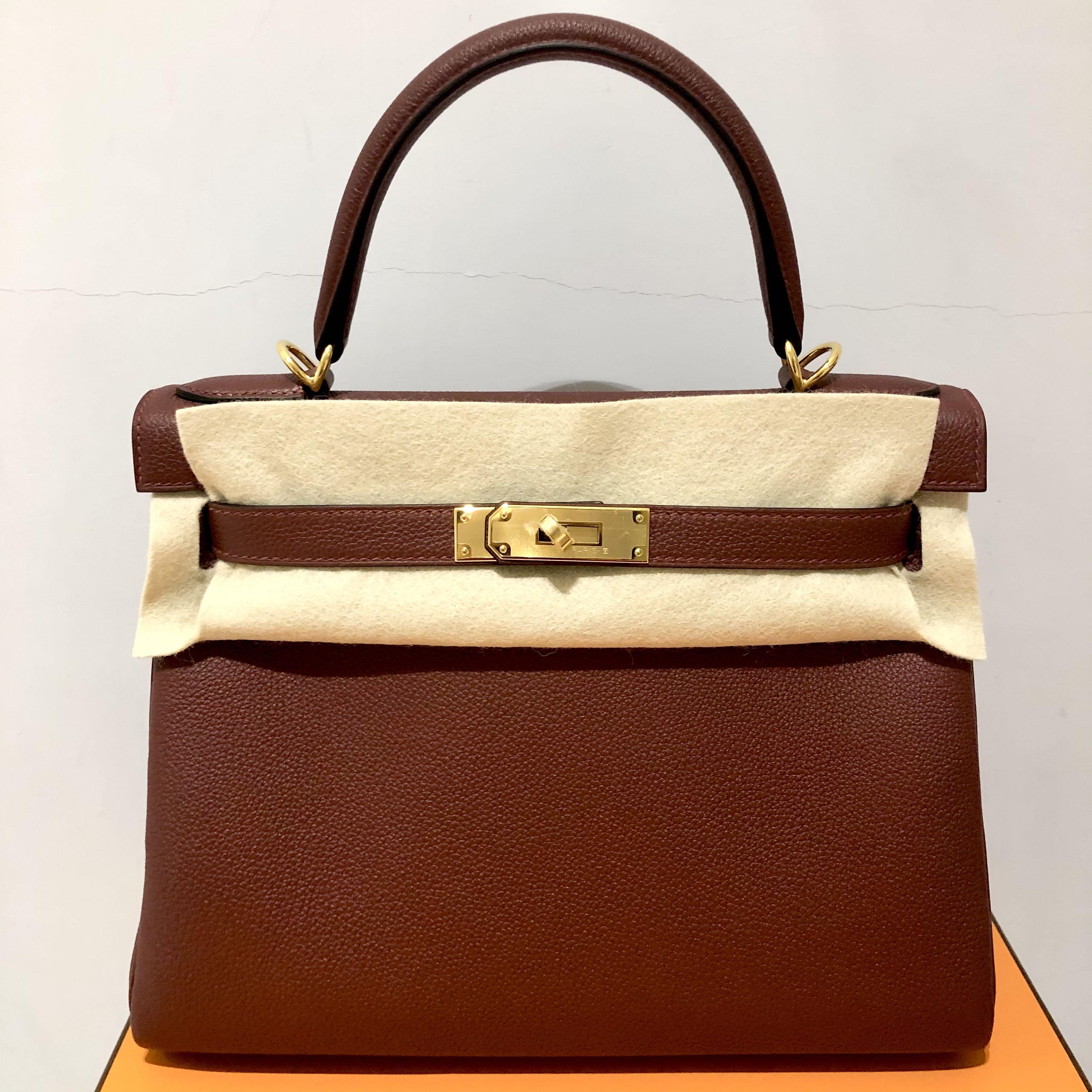 全新Hermes 愛馬仕凱利Kelly 28 rouge H 愛馬仕紅Hermes red. Togo 皮