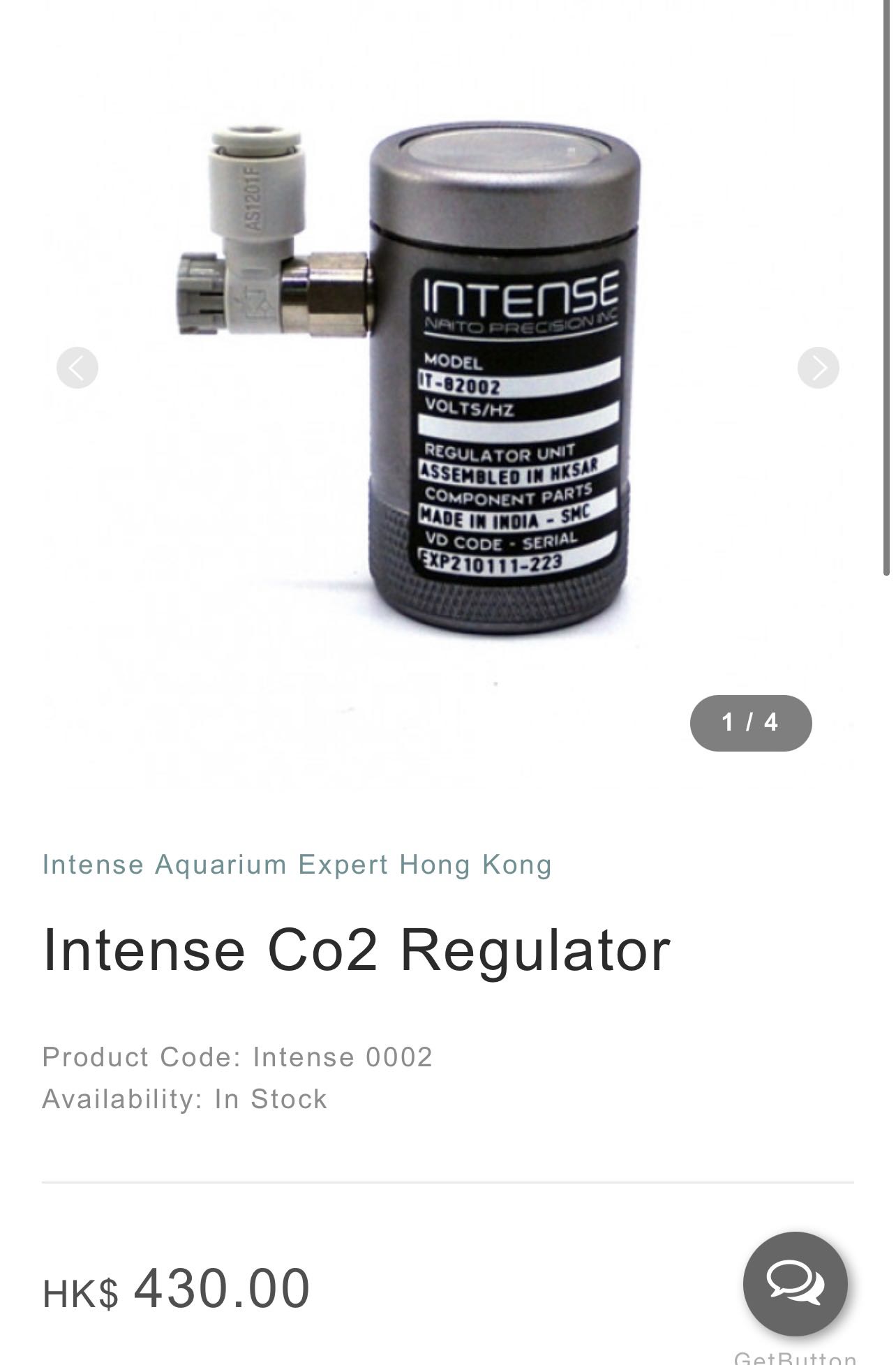 淨手動樽頭 香港intense Carbon Dioxide Co2 二氧化碳手動樽頭外表100 完美functional 尚有5個月保養 寵物用品 寵物家品及其他 Carousell