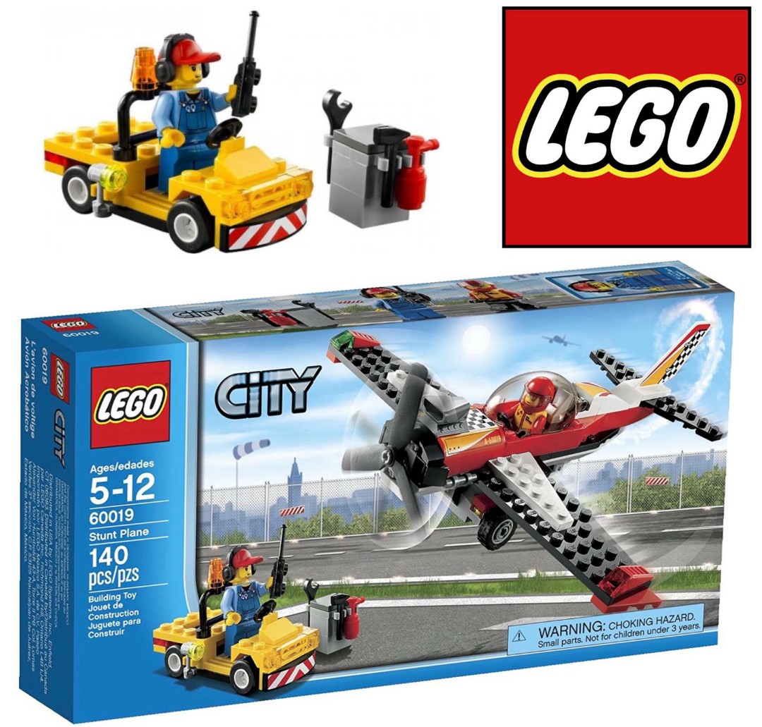 全新未開盒Lego 60019 Stunt Plane City 城市系列(2013年出產), 玩具\u0026 遊戲類, 玩具- Carousell