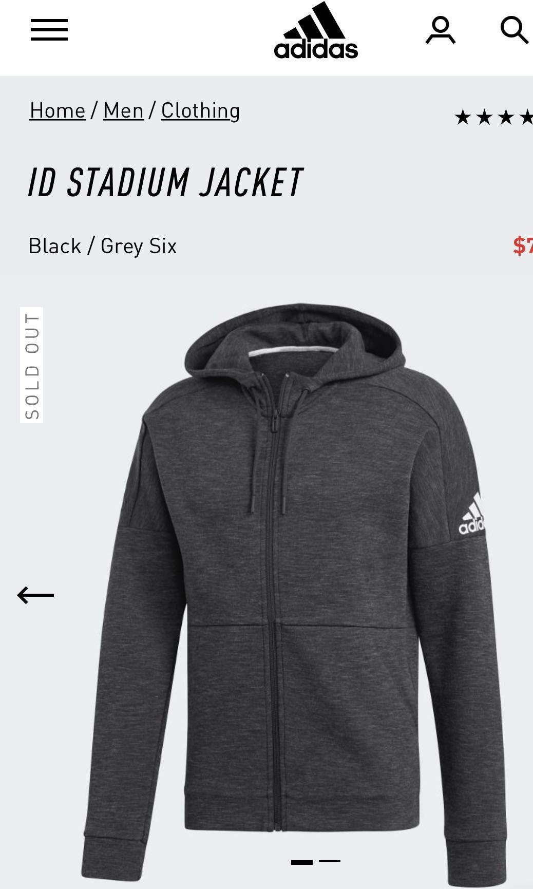 adidas jacket stadium