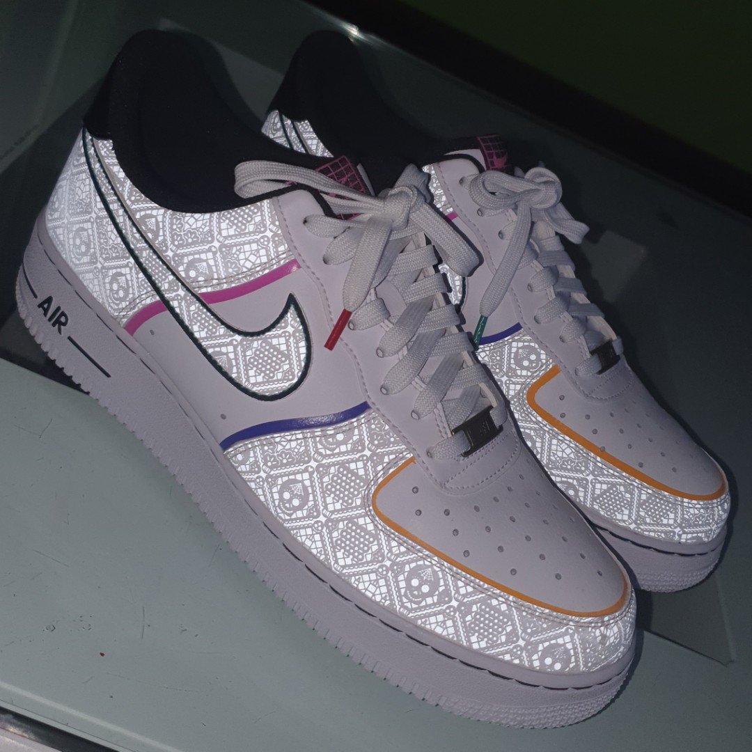 nike air force 1 day of the dead men's shoe