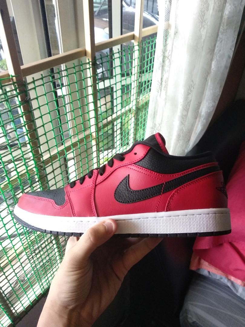 Air Jordan 1 Low Gym Red Reverse Bred Men S Fashion Footwear Sneakers On Carousell