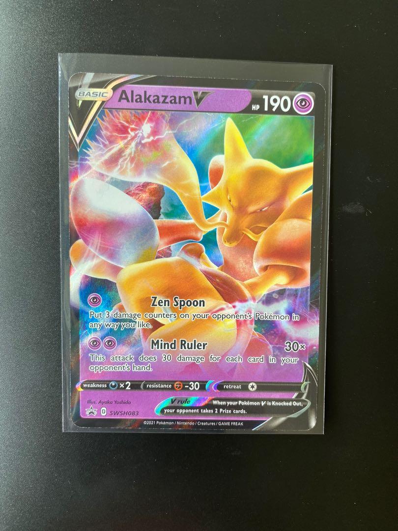 Alakazam V Promo Alakazam V Box Pokemon Cards Hobbies Toys Toys Games On Carousell