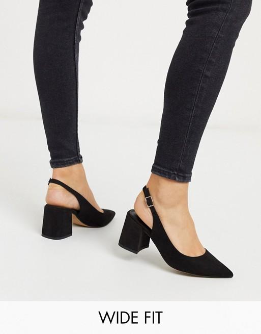 Mid heels wide fit clearance