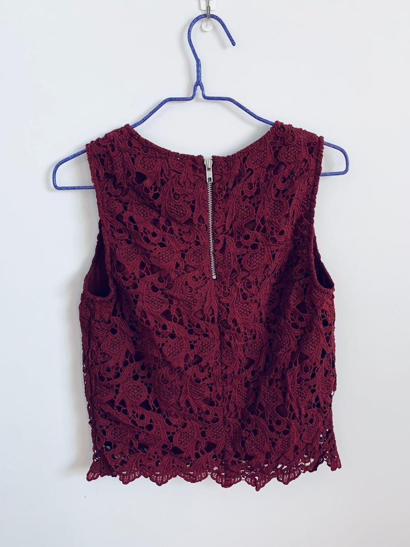 asos lace top