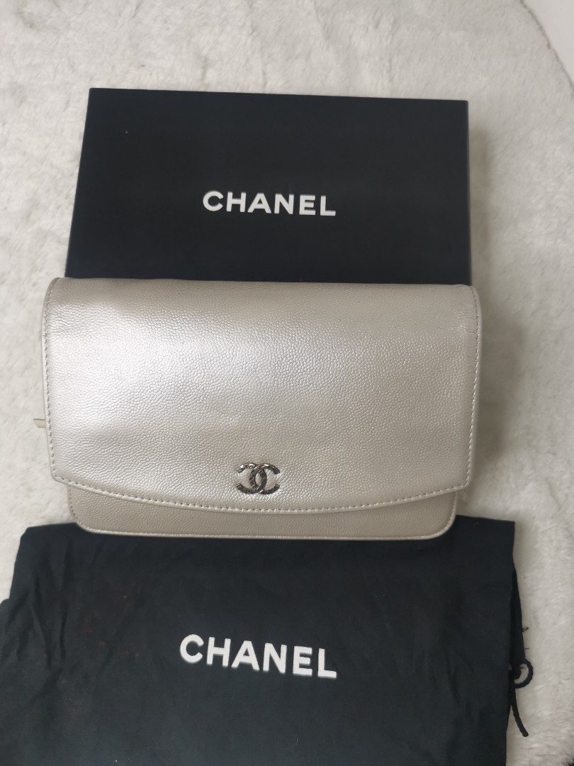 Authentic CHANEL Sevruga WOC, Luxury, Bags & Wallets on Carousell