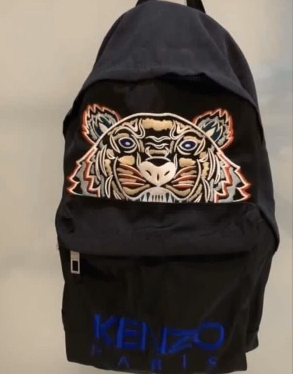 Authentic Kenzo Tiger Backpack, Men's Fashion, Bags, Backpacks on Carousell