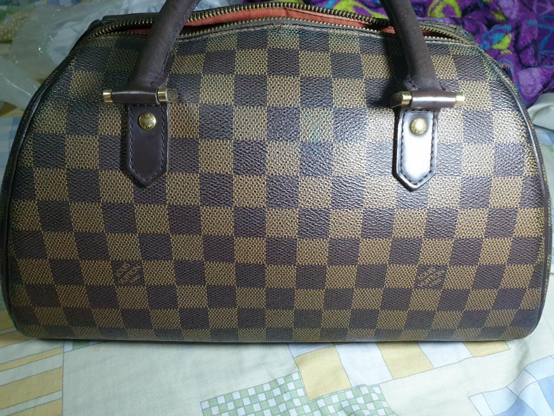LV Riviera Damier Ebene Pre-owned 💯% AUTHENTIC/ORIGINAL, Luxury, Bags &  Wallets on Carousell