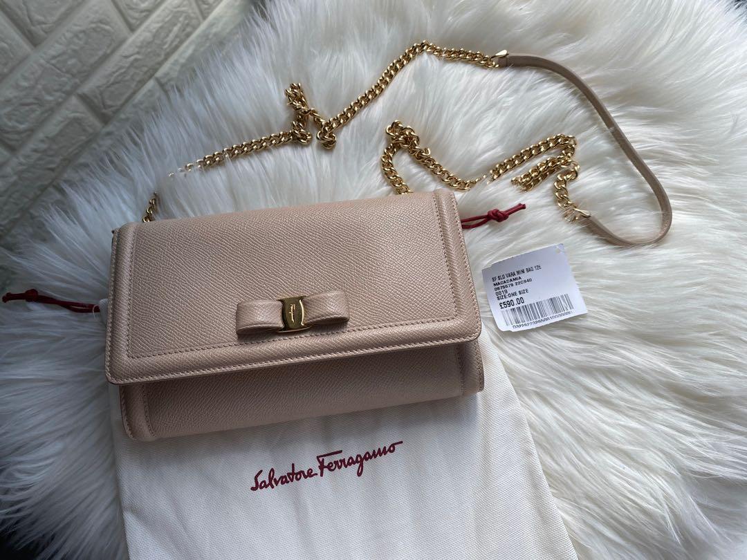FAST BREAK Authentic Salvatore Ferragamo Vara Bow Mini Bag Luxury Bags Wallets on Carousell