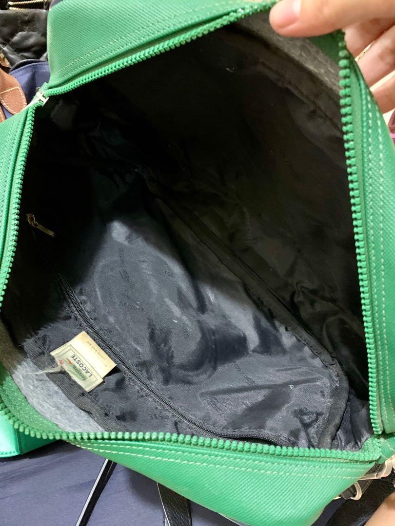 AUTHENTIC VINTAGE LACOSTE SLING UNISEX (Category: Sling Bags) located in Mandaluyong City. Submitted by dhes_alan (Listing ID 1064825756, Image 3). Description: ORIGINAL VINTAGE TYPE NO FLAWS SIGNS OF USAGE - MINIMAL DUST INSIDE .