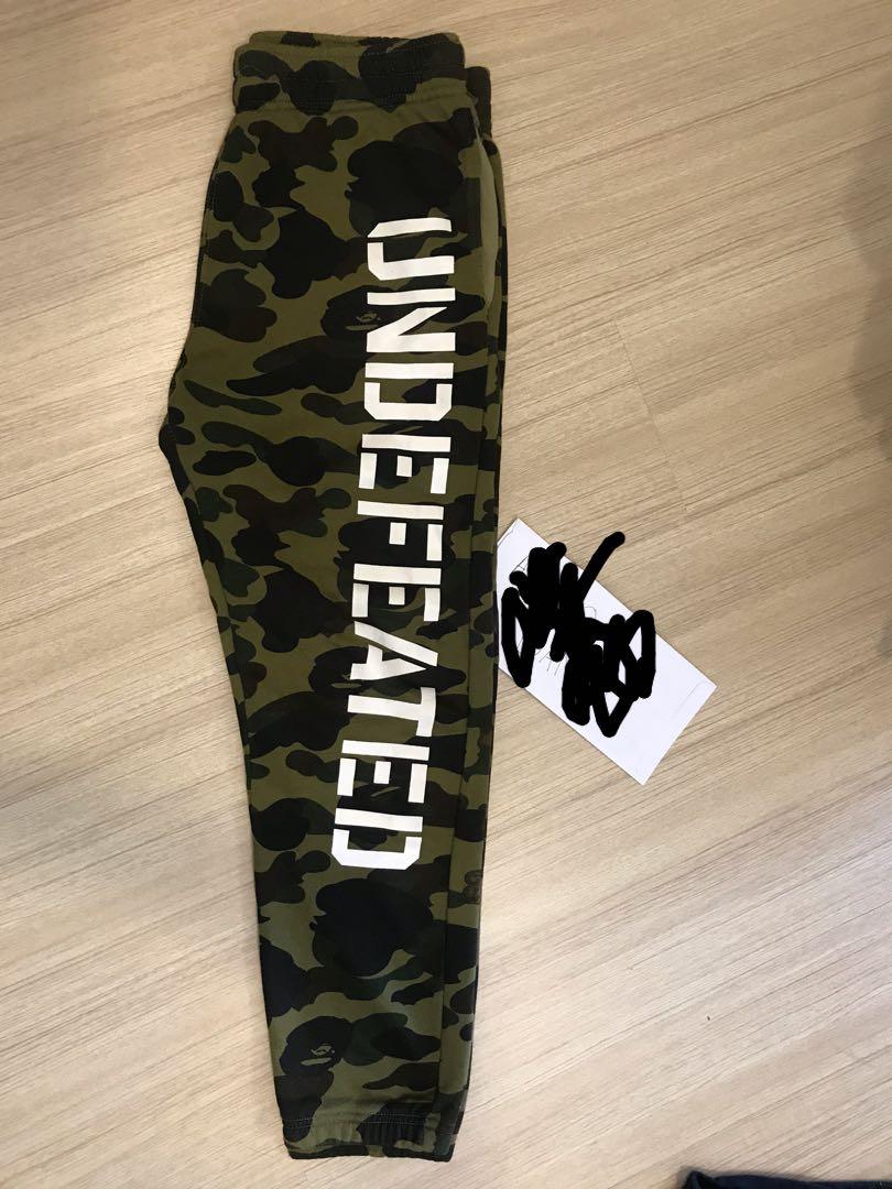 Bape x Undefeated Sweatpants, Men's Fashion, Bottoms, Joggers on