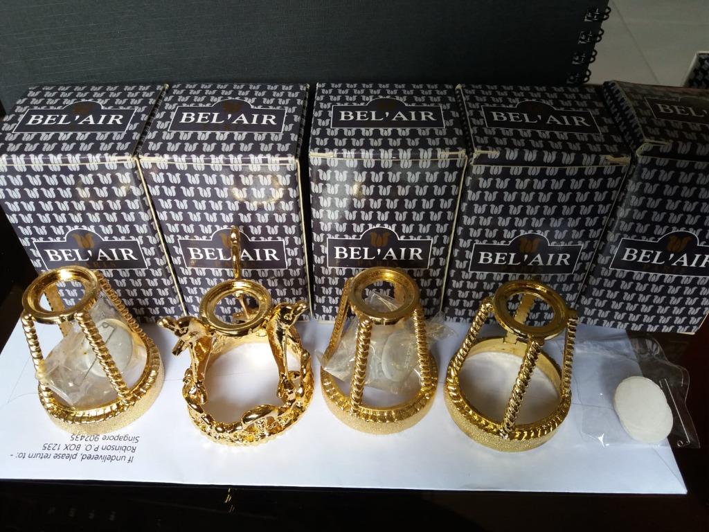 Base for Diffuser Lamp (Category: Home Fragrance) located in Singapore. Submitted by sammi2021 (Listing ID 1064775784, Image 2). Description: Bel Air Products 1) Normal Base for Diffuser Lamp - $12/pc 2) Dolphin Base for Diffuser Lamp - $ 15/pc Price Negotiable.