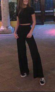 Black suit pants