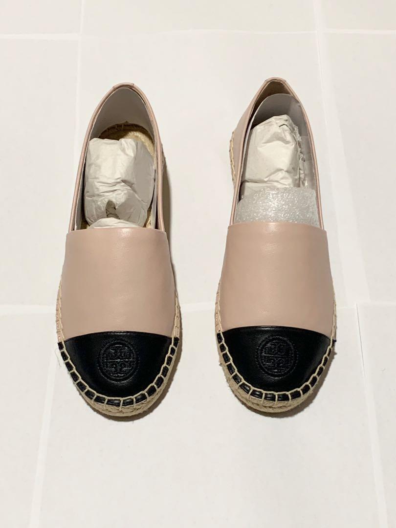 BRAND NEW AND ORIGINAL TORY BURCH ESPADRILLES, Women's Fashion, Footwear,  Flats & Sandals on Carousell