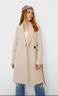 Brand new Original Stradivarius Wool Coat with Belt