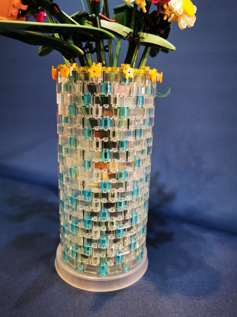 Brick Bright Moc Flower Vase For Lego 賣花瓶 不包括花朵 興趣及遊戲 收藏品及紀念品 明星周邊 Carousell