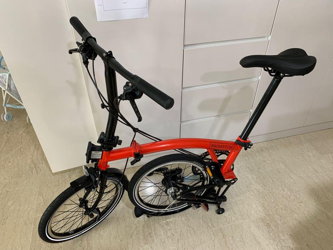 Brompton rocket red S6L Sports Equipment Bicycles Parts Bicycles on Carousell