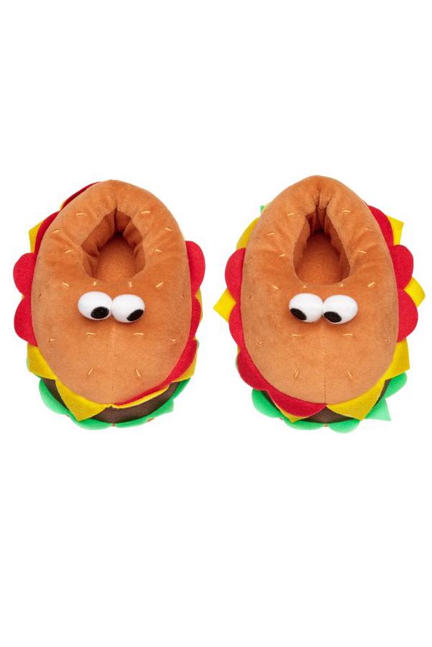 Burger shoes slippers cute sandal rumah Fesyen Wanita Sepatu di Carousell