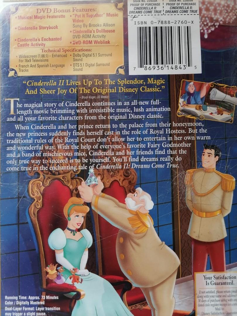 Cinderella 2 (Category: CDs & DVDs) located in Santa Rosa. Submitted by heckler03 (Listing ID 1064717564, Image 2). Description: Region 1, w special Features, accepting swap with Blu ray movies.