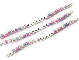 Customized straps! Mask strap,mask lanyard,bracelets,necklaces, croakies for both kids and adults