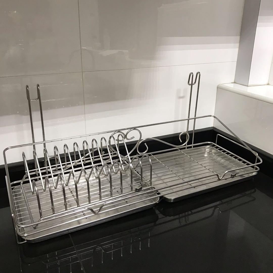 SOB Welmi Wall Hung Dish Drying Rack, Furniture & Home Living, Bathroom ...