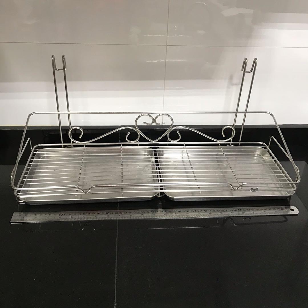 SOB Welmi Wall Hung Dish Drying Rack, Furniture & Home Living, Bathroom ...