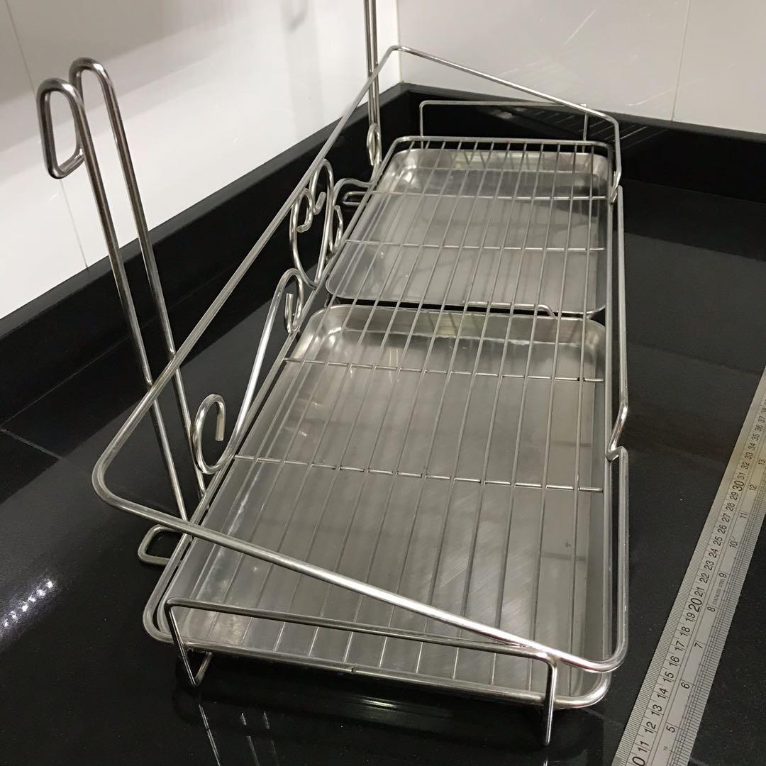 SOB Welmi Wall Hung Dish Drying Rack, Furniture & Home Living, Bathroom ...