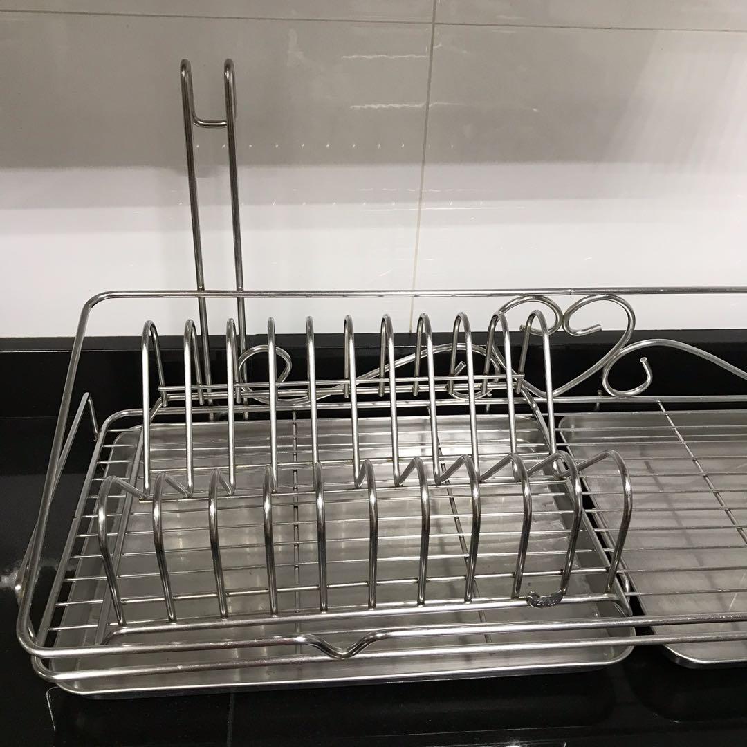 SOB Welmi Wall Hung Dish Drying Rack, Furniture & Home Living, Bathroom ...