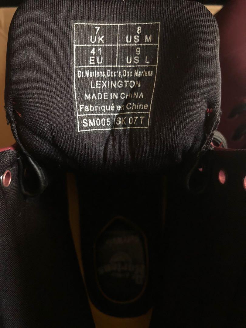 Dr martens store lexington burgundy