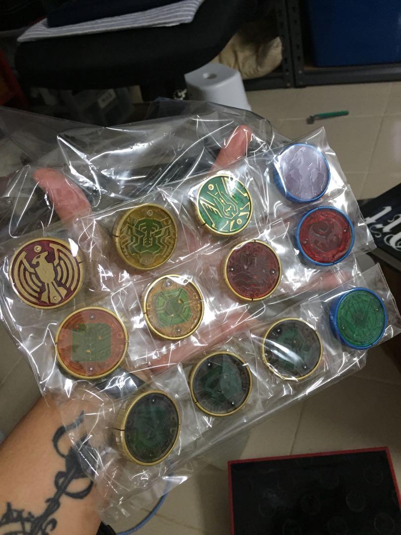 Kamen Rider OOO Premium Medal Collection – Japanese Import Set With 45 Medals & Sarcophagus Replica