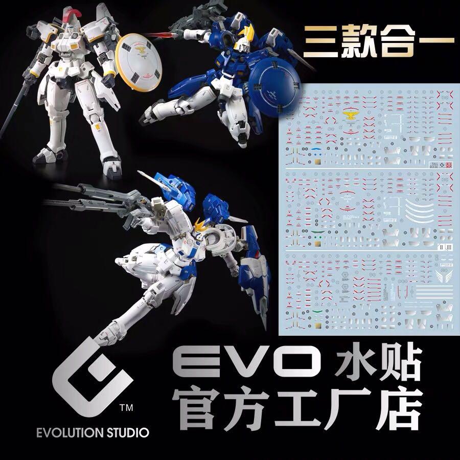 Evo 3 In 1 Rg Tallgeese I Ii Iii Gundam Waterslide Decal 1 144 1 2 3 Hobbies Toys Toys Games On Carousell