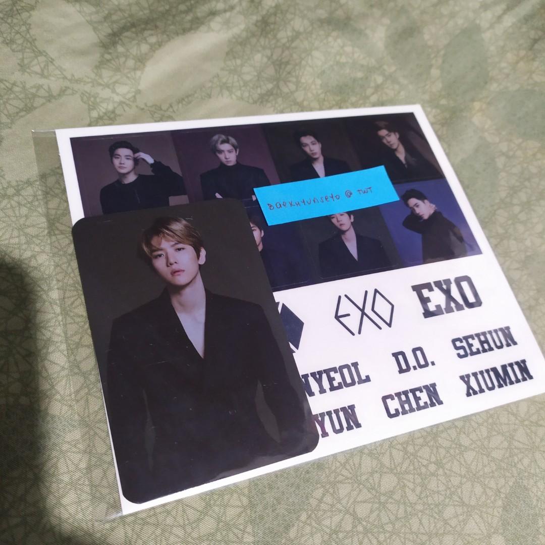 EXO — Official Lightstick Version 3 Photocard + Sticker set (Category: K-Wave Merchandise) located in Marikina City. Submitted by lee_jeyi (Listing ID 1064833681, Image 1). Description: Conditions: — fairly new; mint conditio — can be traded to Xiumin (prio) or D.O. counterpart with same condition — can be negotiated if buyer opts for trade and unmatching conditions of items MOP: GCash; Unionbank.