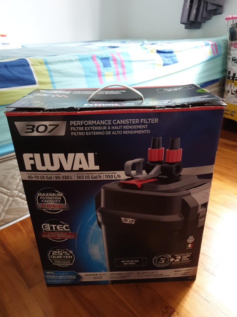 Fluval 307 External Canister Filter, Pet Supplies, Homes & Other Pet