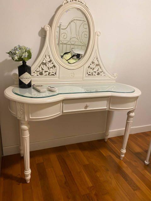 French Antique Vintage Dressing Table Set Furniture Home Living Furniture Tables Sets On Carousell